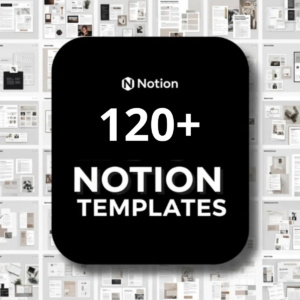 120+ Notion Templates – Ultimate Productivity Template Bundle